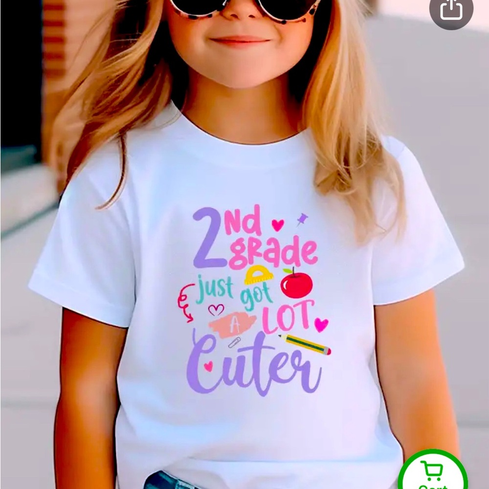 Back to School Shirt Size 7